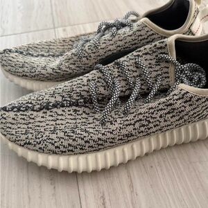 adidas Black and Cream Men's Sneakers